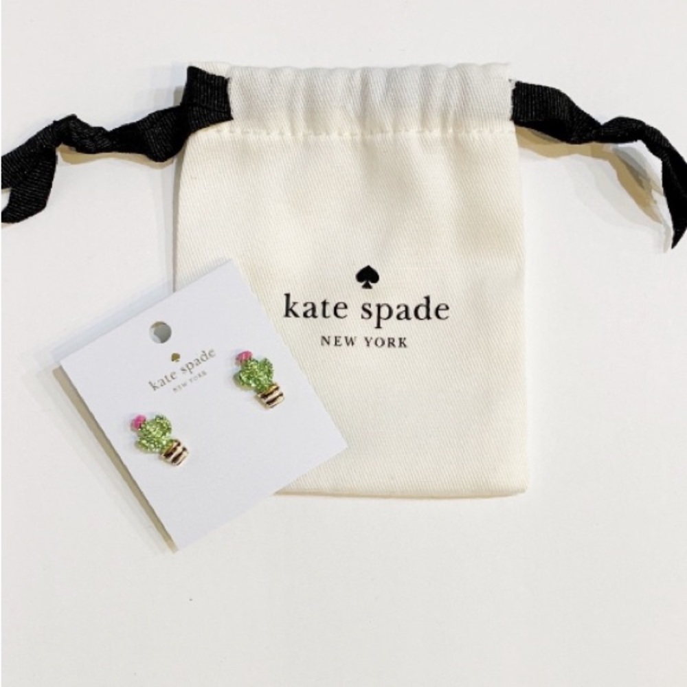 NWT Kate Spade Cactus Earrings